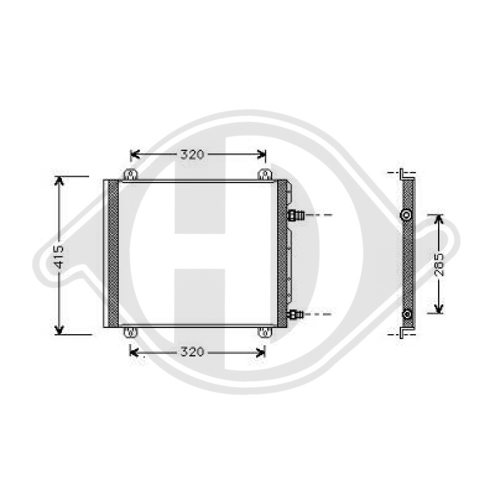 7700428315 KONDENSATOR RENAULT TWINGO 05/1996 DCC1328
