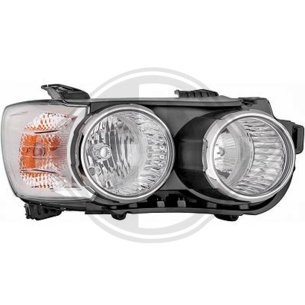 96831092 SCHEINWERFER RE.     AVEO, 11->>       SCHWARZ/CHROM; 6927082