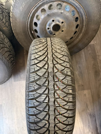 Kompletträder Winterräder Stahlfelgen 5x112 195/65 R15 Fulda