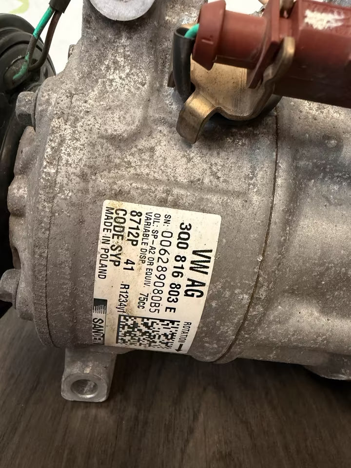 3Q0816803E Klimakompressor Kompressor 1,0 TSI Vw Skoda Seat Audi
