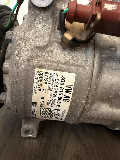 3Q0816803E Klimakompressor Kompressor 1,0 TSI Vw Skoda Seat Audi