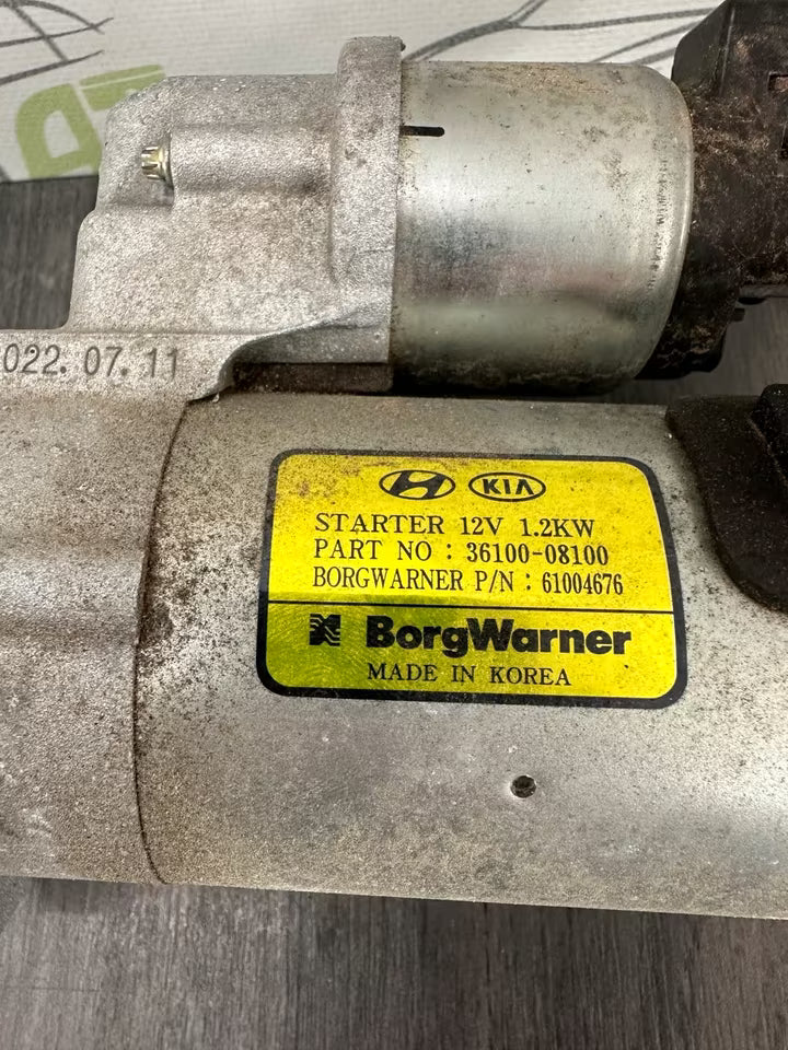 36100-08100 Anlasser Starter Hyundai i20 Bayon Modelle 2400km Top
