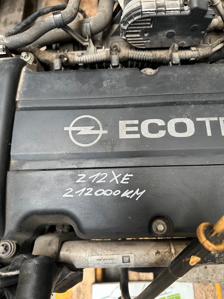 Z12XE Motor 1,2 Benziner Motor Opel Agila Corsa Modelle 212000km