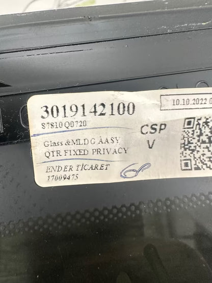 87810Q0720 Scheibe Hinten Links Hyundai Bayon