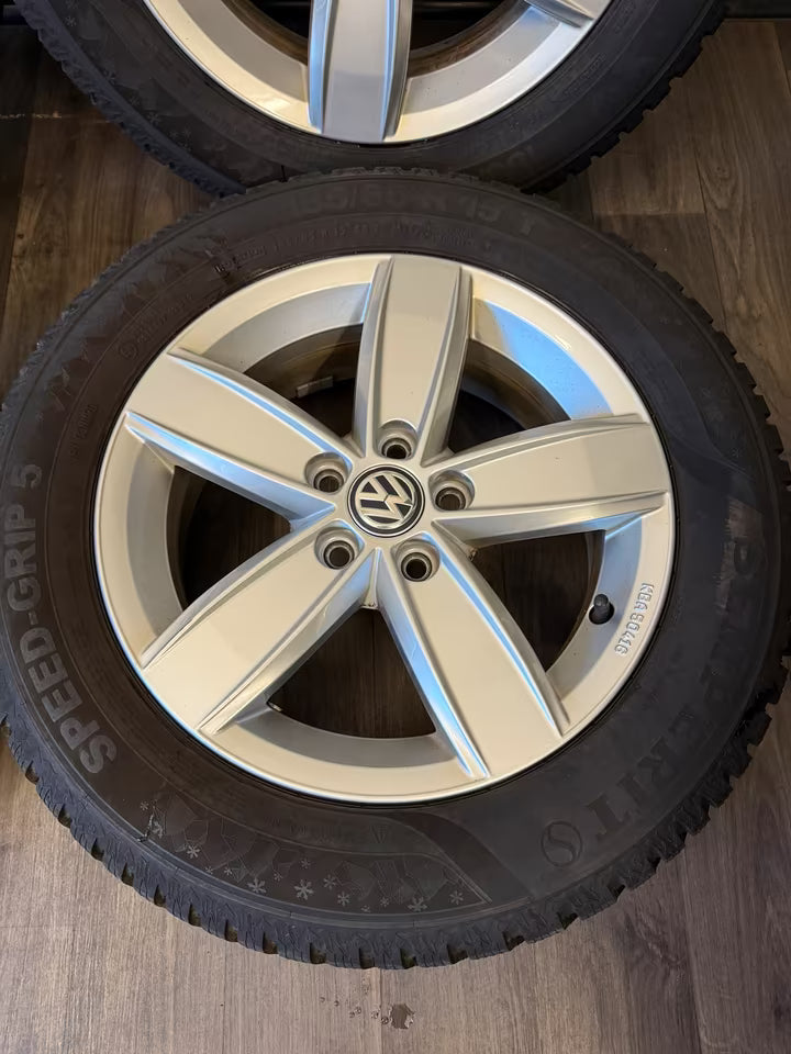 Original Alufelgen Kompletträder Set Vw Polo 2G Modell 185 65 R15