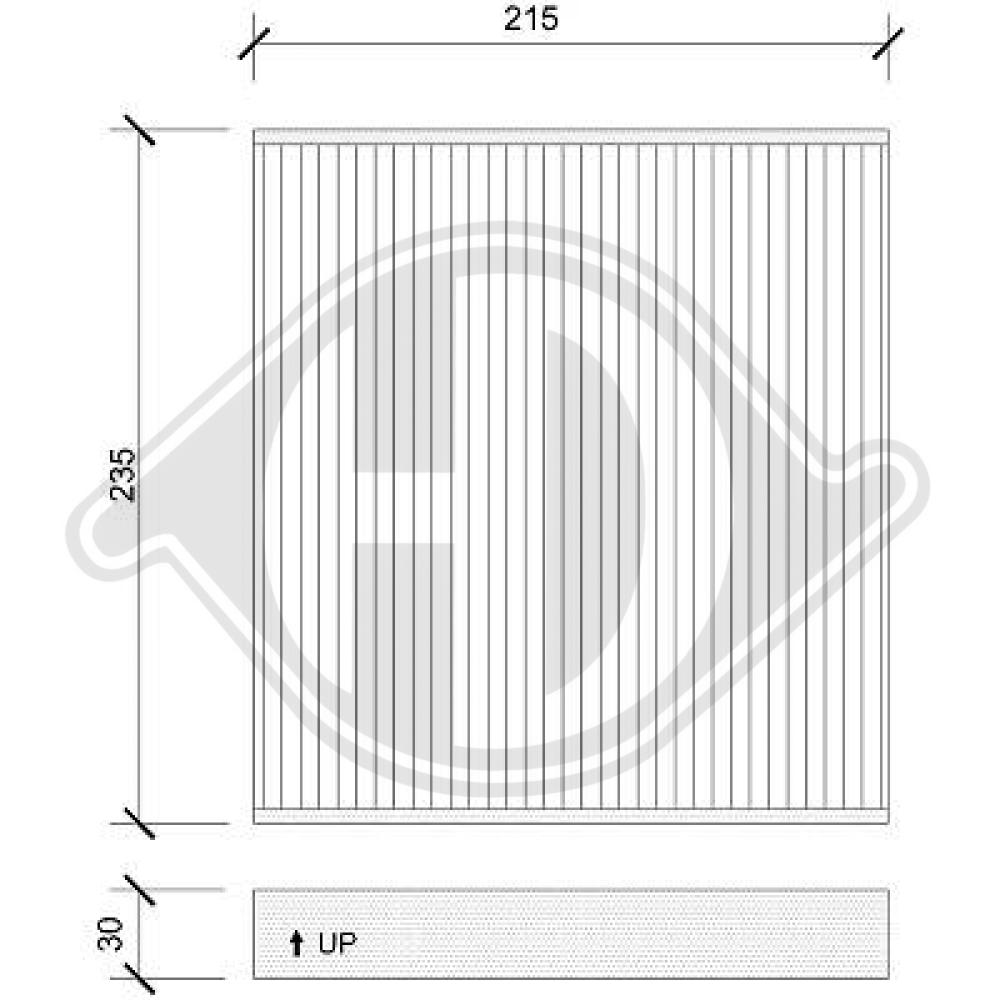 87139YZZ01 INNENRAUMFILTER  LEXUS GS  08.97-03.05 DCI1139
