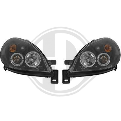 DESIGNSCHEINWERF.SET XSARA 99->>     KLARGLAS/SCHWARZ 4071381