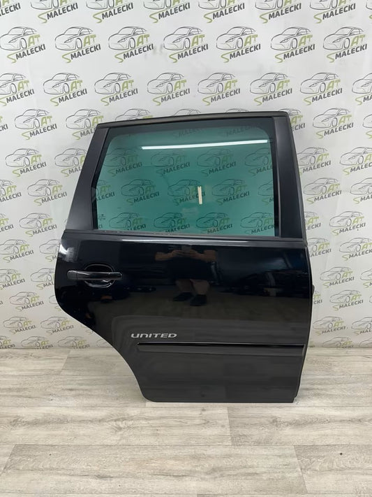 Türe Tür Hinten Rechts Vw Polo 9N 9N3 Modelle Farbe LC9Z Schwarz