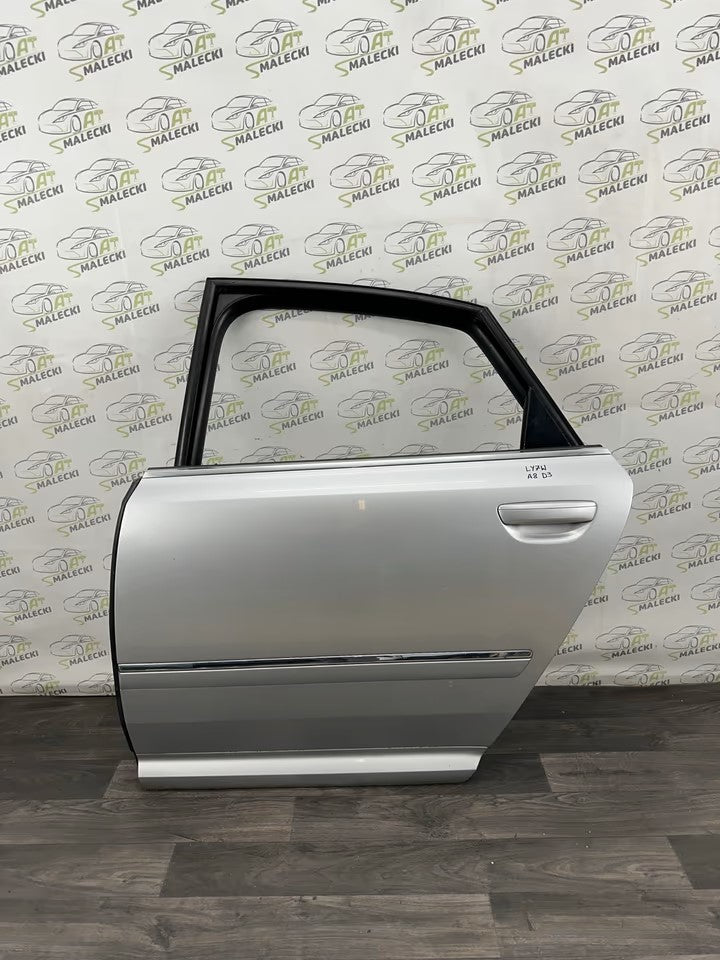 Türe Tür Hinten Links Audi A8 D3 4E Modelle Farbe LY7W Silber