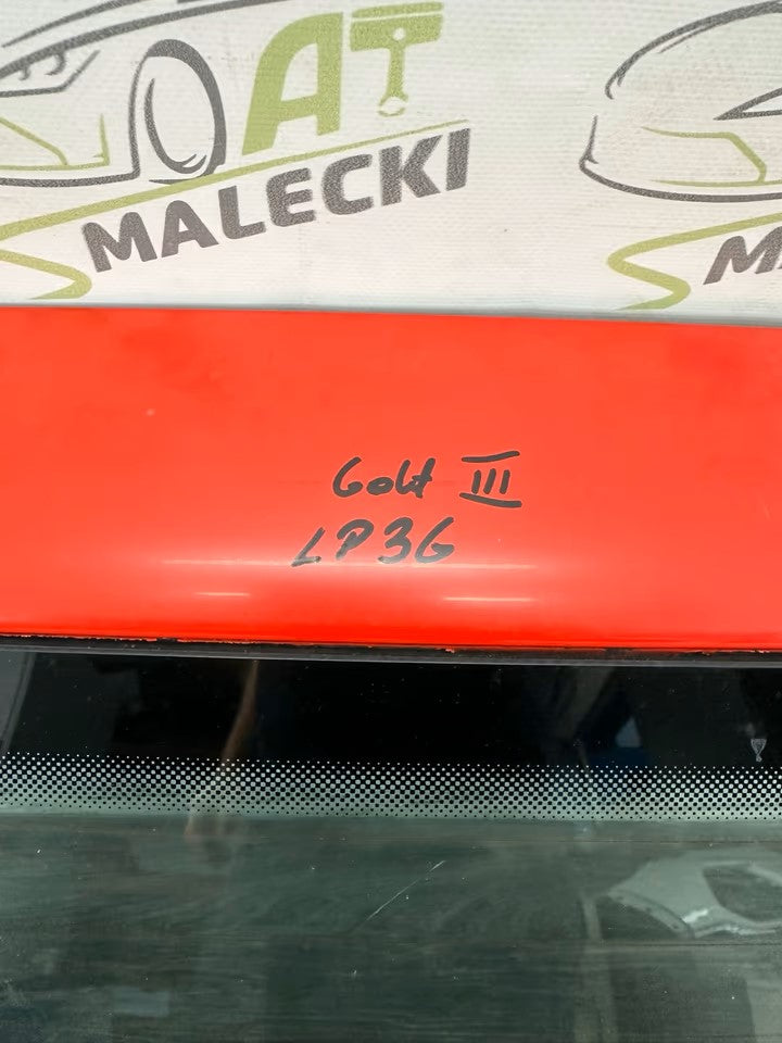 Tailgate trunk lid Vw Golf III 3 model color LP3G red