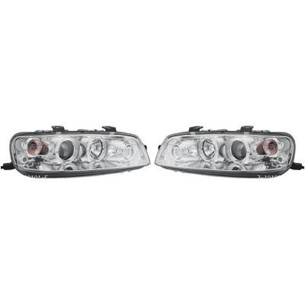 DESIGNSCHEINWERF.SET PUNTO 99-03       KLARGLAS/CHROM 3453480