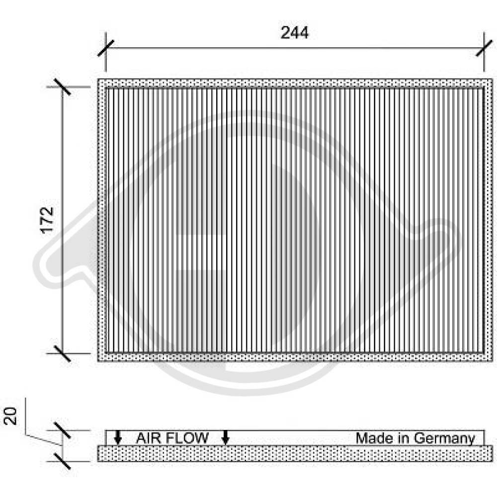 S971332L000AT INNENRAUMFILTER  HYUNDAI i30 DCI0161