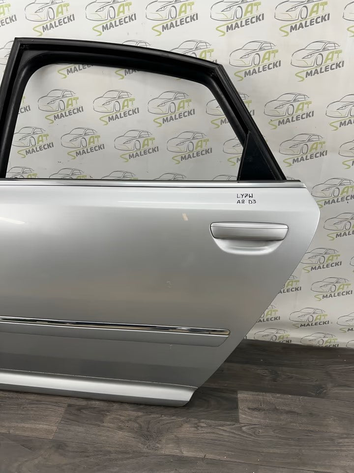Türe Tür Hinten Links Audi A8 D3 4E Modelle Farbe LY7W Silber