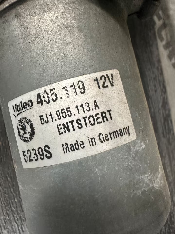 5J1955113A Wischermotor inkl Gestänge Skoda Roomster