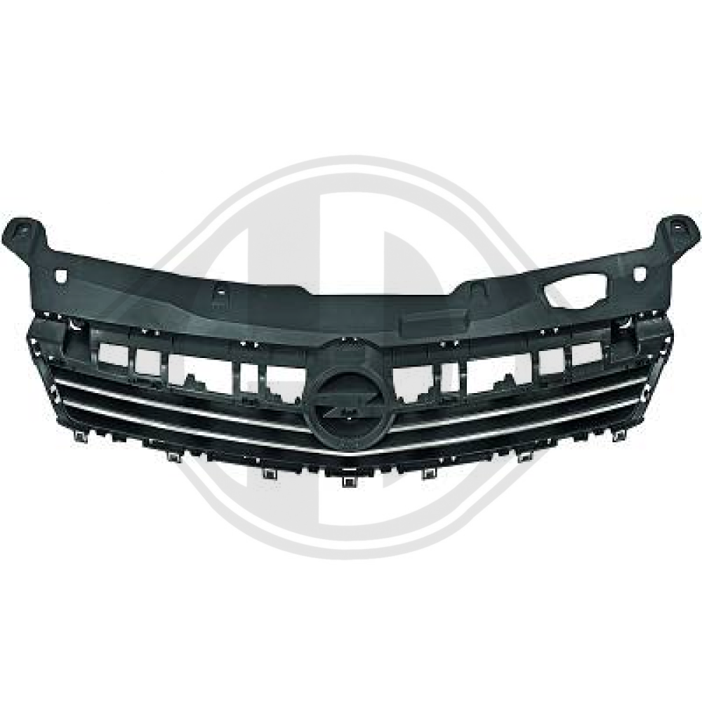 1320365 KÜHLERGRILL       ASTRA H, für 07-09              SCHWARZ 1806140
