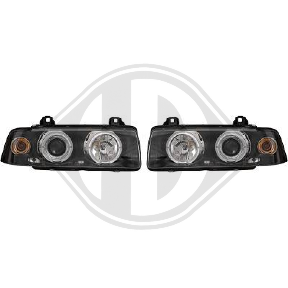 Scheinwerfer Satz für BMW 3 Coupe (E36) 90-99         KLARGL.SCHWZ 1213980