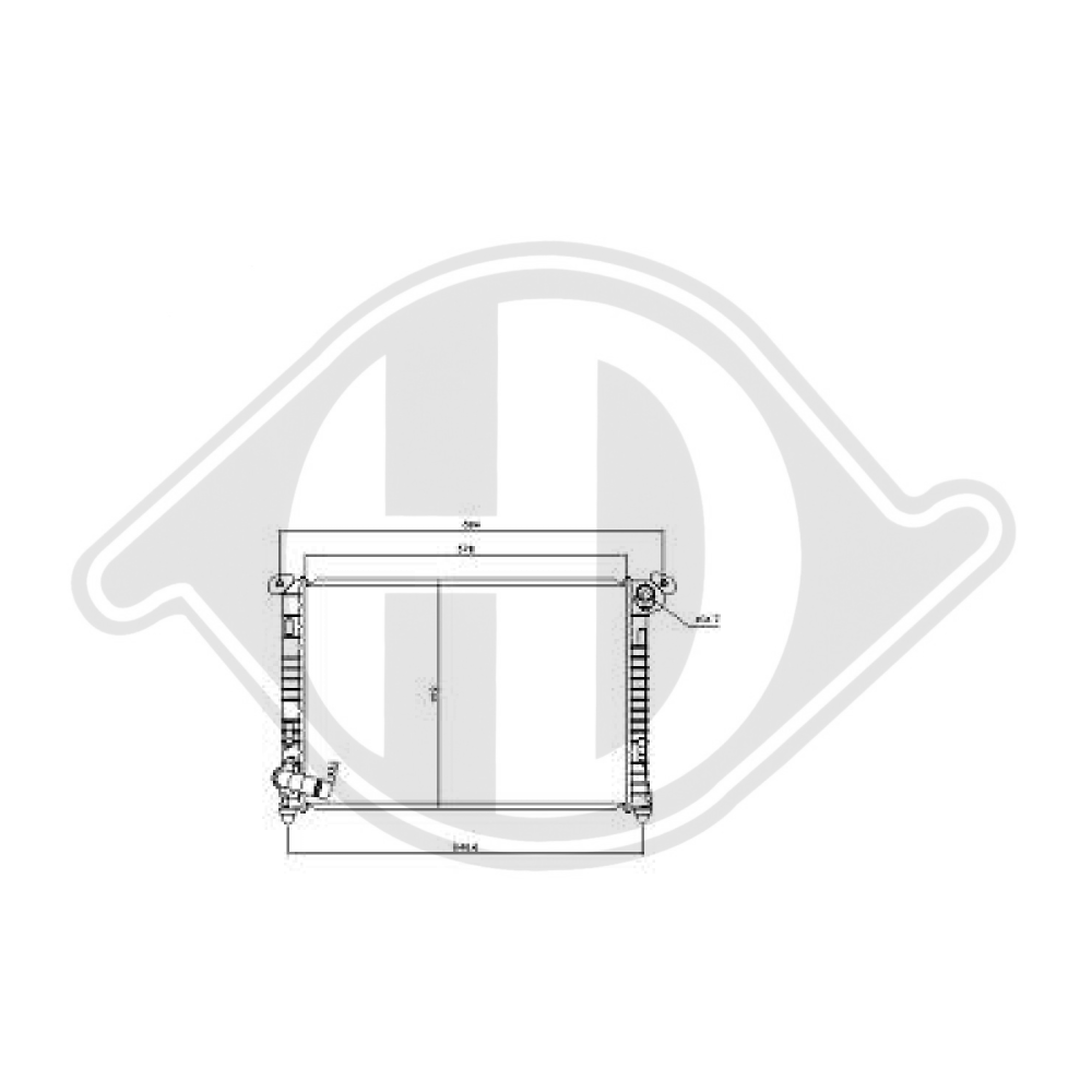 17101475550 Kühler Motorkühlung für BMW MINI ONE 2001-2006 DCM1581