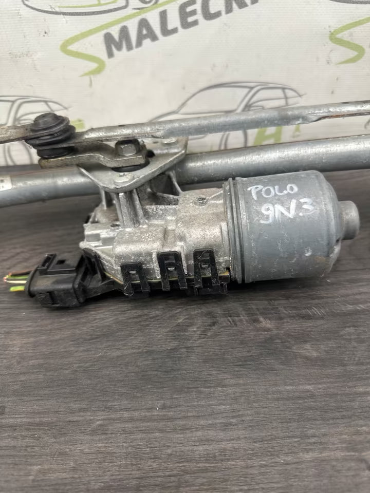 6Q1955023E Wischergestänge Wischermotor Vorne VW Polo 9N3