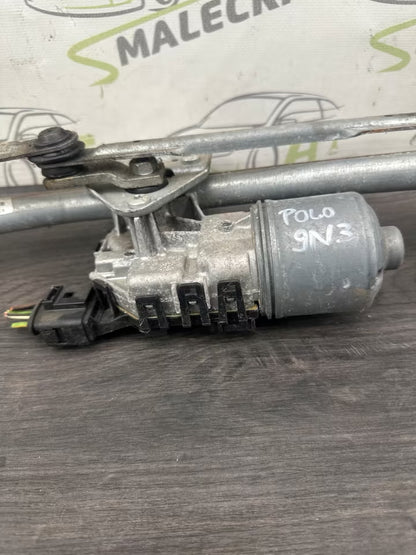 6Q1955023E Wischergestänge Wischermotor Vorne VW Polo 9N3