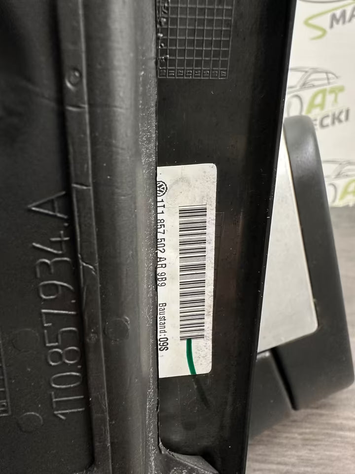 Außenspiegel Spiegel Rechts Vw Touran 1T 10-15Bj 1T1857502AR