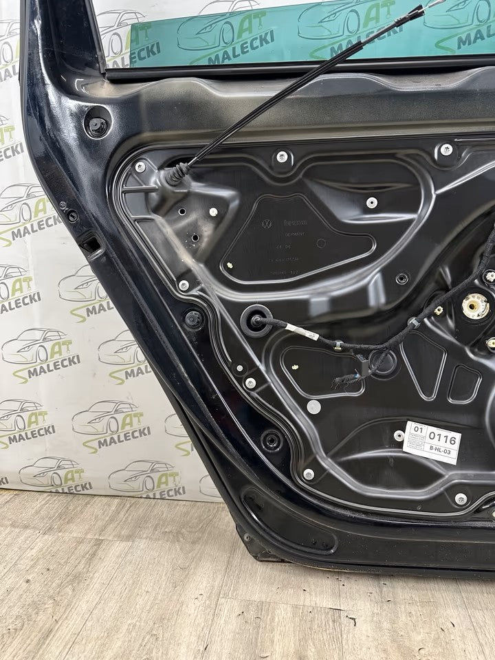 Türe Tür Hinten Links Vw Passat 3C B6 Modell Farbe LC9Z Schwarz