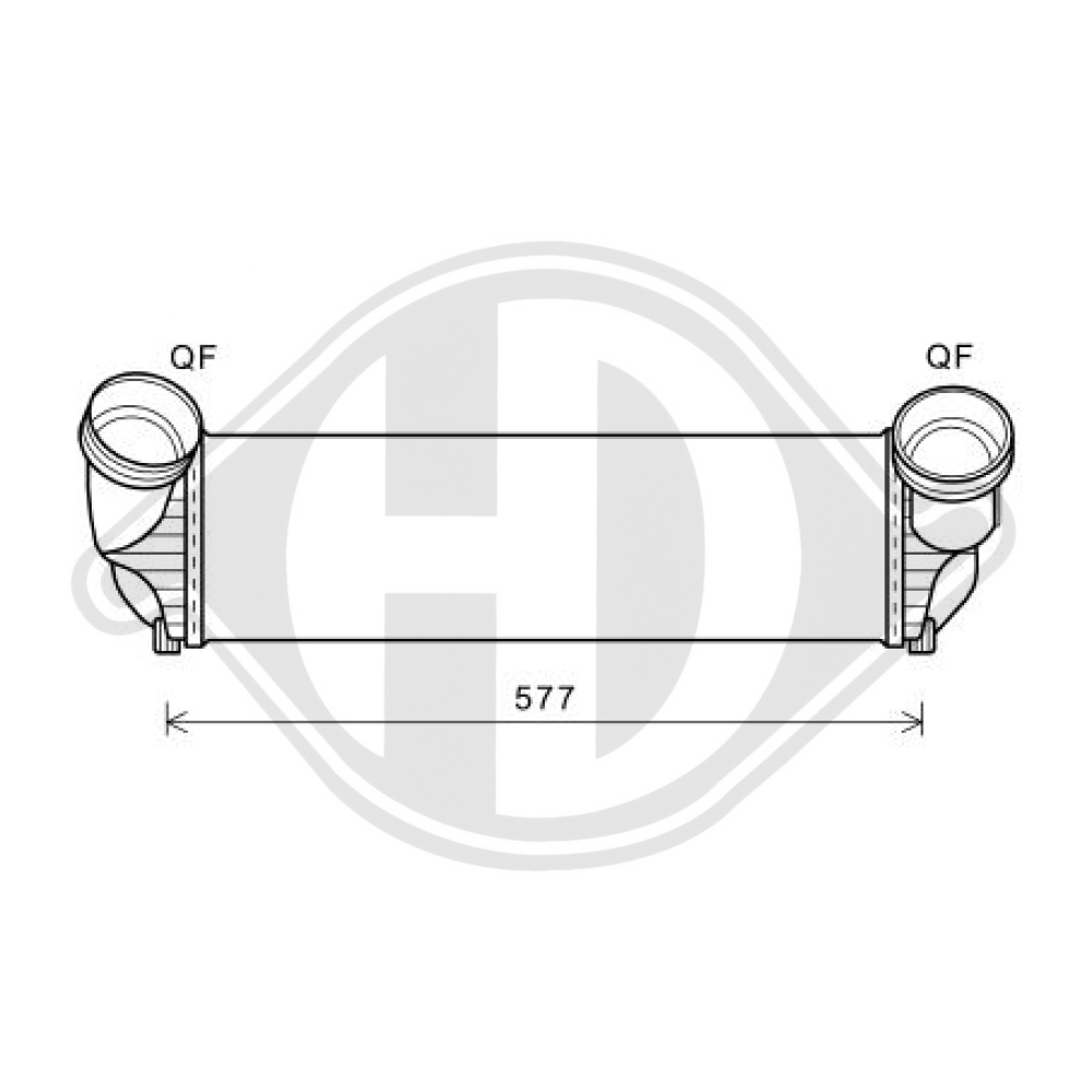 17 51 7 533 475 LADELUFTKÜHLER BMW X5 E70 08-13 DCA1145