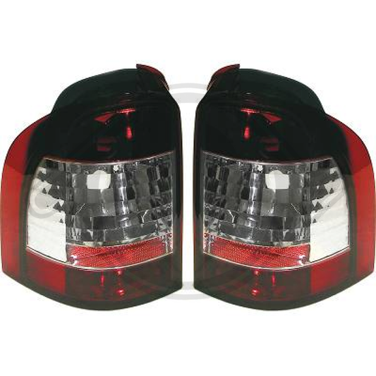 nan DESIGNRÜCKL.SET    MONDEO, 93-00   KLARGLAS ROT-WEISS 1425795