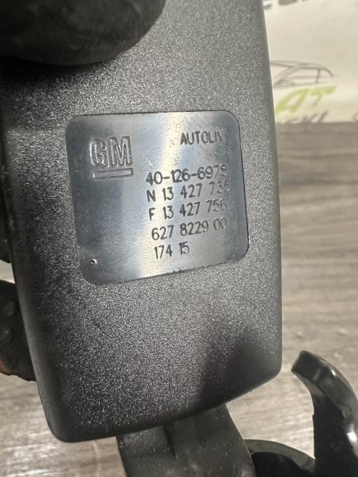 F13427756 Gurtschloss Hinten Rechts Opel Corsa E N13427735