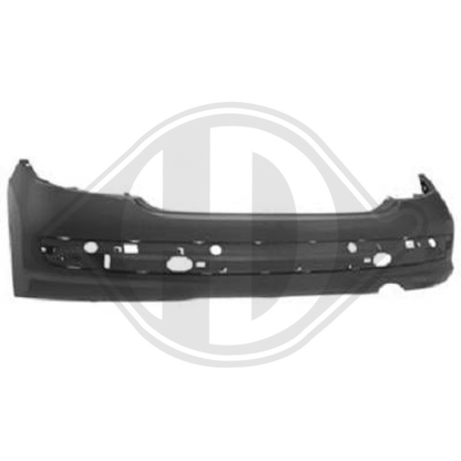 7410Z6 Stoßstange hinten für PEUGEOT 207 (WA_, WC_) 06-12        LACKIERFÄHIG, 4226056