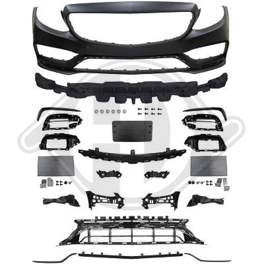 SPORTSTOßSTANGE VO   W205, 18-21     SPORT C63-OPTIK, 1673751