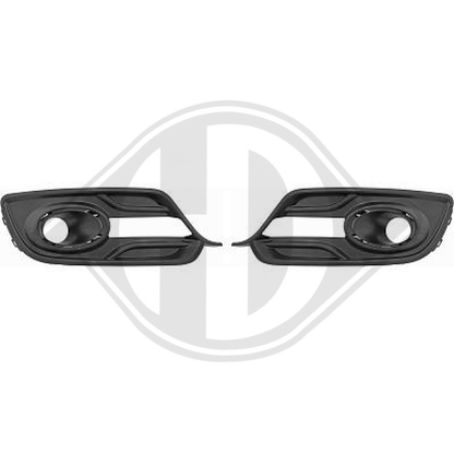 261521862R STOßST.GITTER SET  MEGANE, 14-16              SCHWARZ 4466047