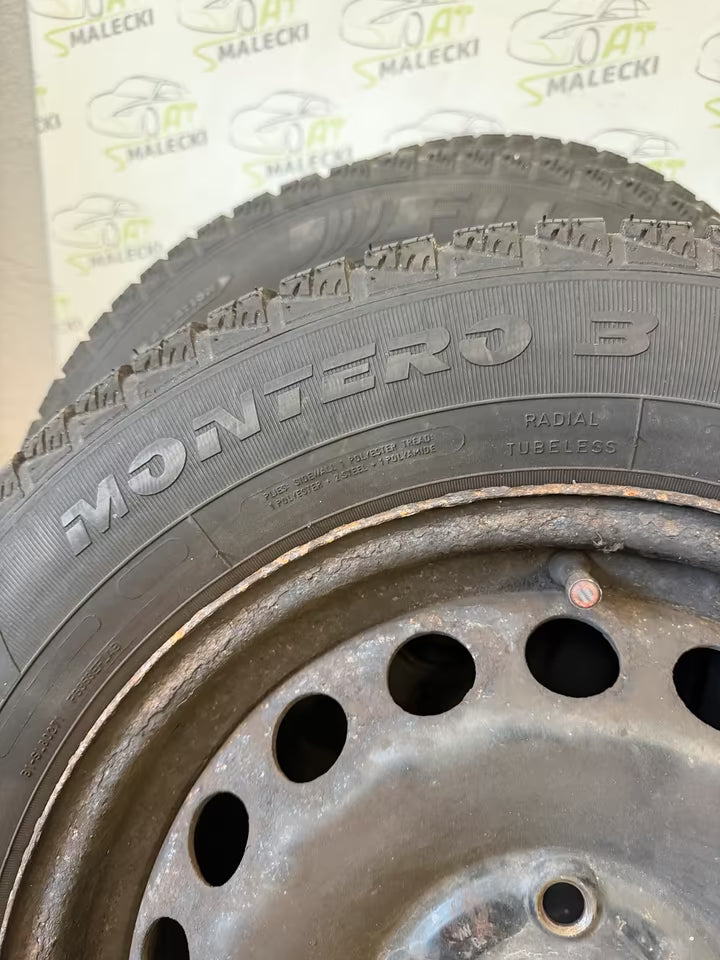 Kompletträder Winterräder Stahlfelgen 5x112 195/65 R15 Fulda