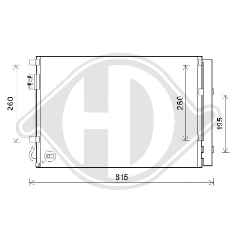 976061W000 KONDENSATOR HYUNDAI Avccent IV 1,4i DCC2018