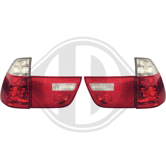 nan DESIGNRÜCKLEUCHT. SET  X5, 99-03             KLARGLAS 1290095