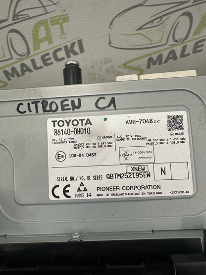 86140-0H010 Armaturenbrett Display Radio für Citroen C1