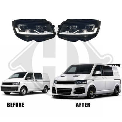nan DESIGNSCHEINWERFERSET PASSEND FÜR VW T5.1,09-15, 2273281