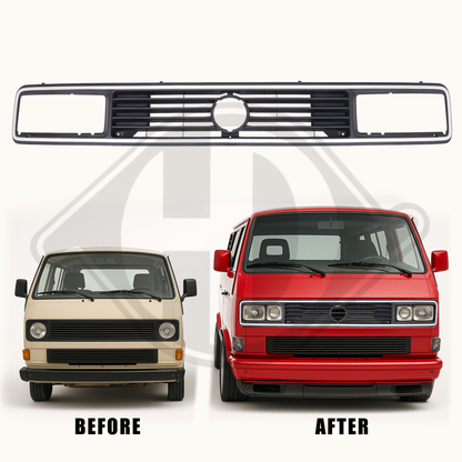 255853652K KÜHLERGRILL OBEN    VW T3, für 79-93    FÜR BREITBANDSCH. 2269141