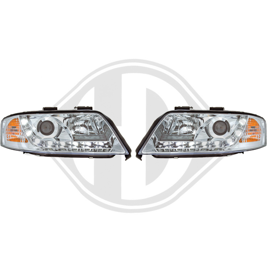 nan DESIGNSCHEINW.SET AUDI A6, BJ. 97-09.99     KLARGL./CHROM 1024786
