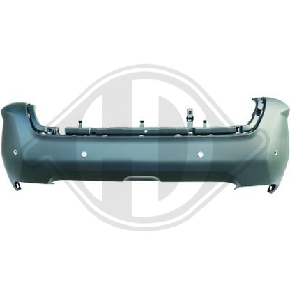 7410EQ Stoßstange hinten für PEUGEOT 308 I (4A_, 4C_) 07-13         LACKIERFÄHIG 4235156