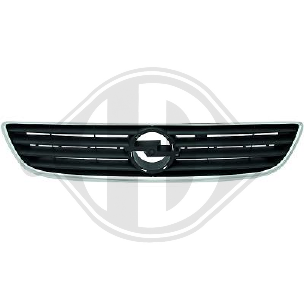 9118342 KÜHLERGRILL        ZAFIRA, für 99-05        CHROM/SCHWARZ 1890041