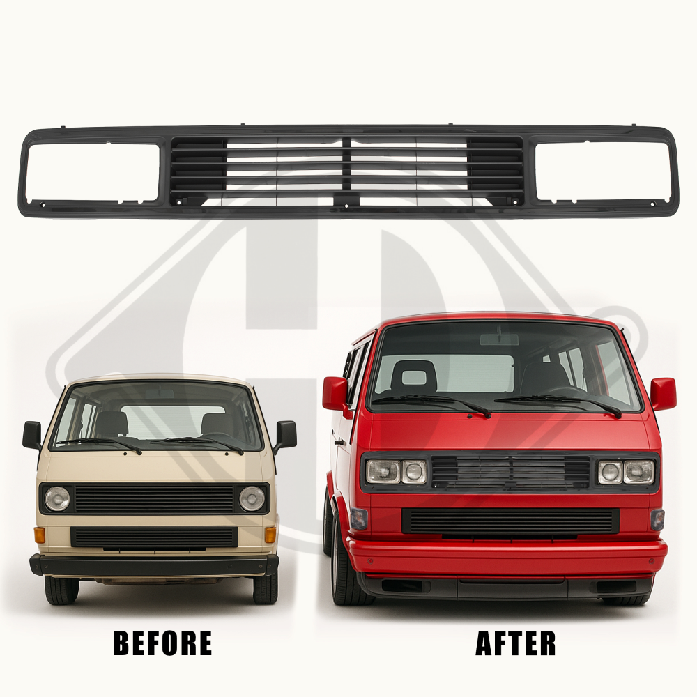 2558533652K KÜHLERGRILL OBEN    VW T3, 79-93    FÜR BREITBANDSCH. 2269240