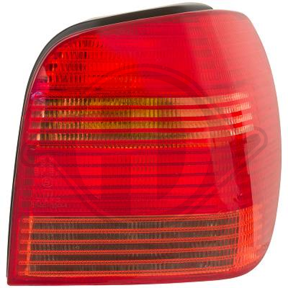 6N0945096H RÜCKLEUCHTE RECHTS   POLO, 99-01                  ROT 2204090
