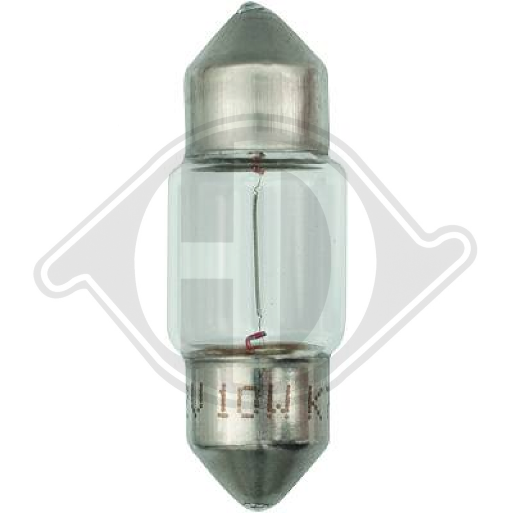 LEUCHTMITTEL C10W 12V 10W SV8,5-8 LID10096