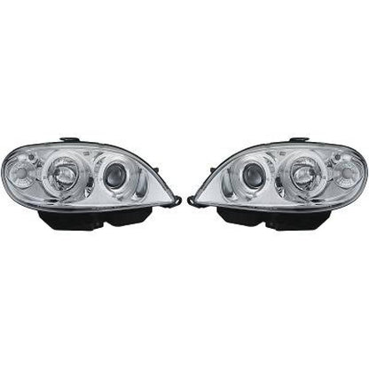 DESIGNSCHEINWERF.SET SAXO, 99-03 KLARGLAS CHROM.F.LWR 4035580