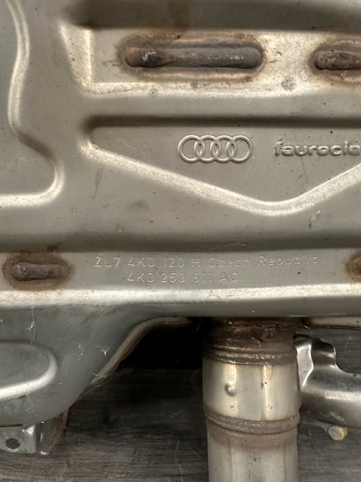 Endschalldämpfer Endtopf Auspuff Audi A6 C8 4K Hybrid TFSI