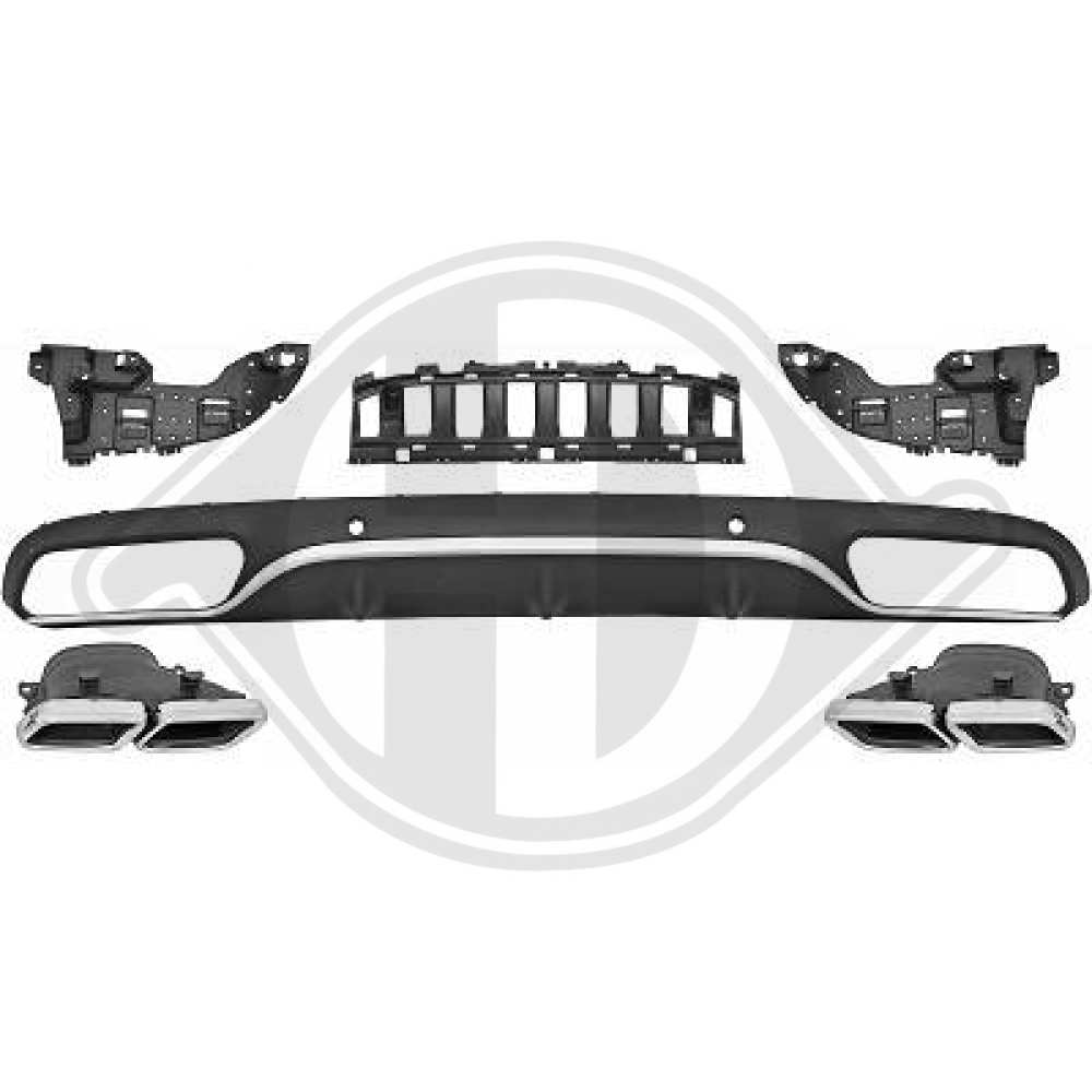 DIFFUSOR HINTEN.     C205, 25-18     SPORT C63-OPTIK, 1673259