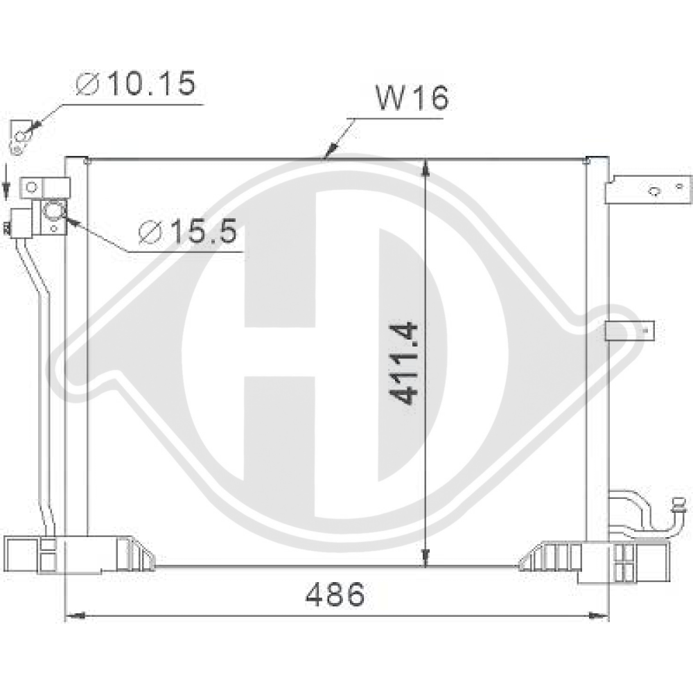 921003DD0A KONDENSATOR   NISSAN YUKE, Okt 14 DCC1120
