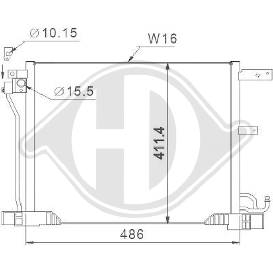 921003DD0A KONDENSATOR   NISSAN YUKE, Okt 14 DCC1120