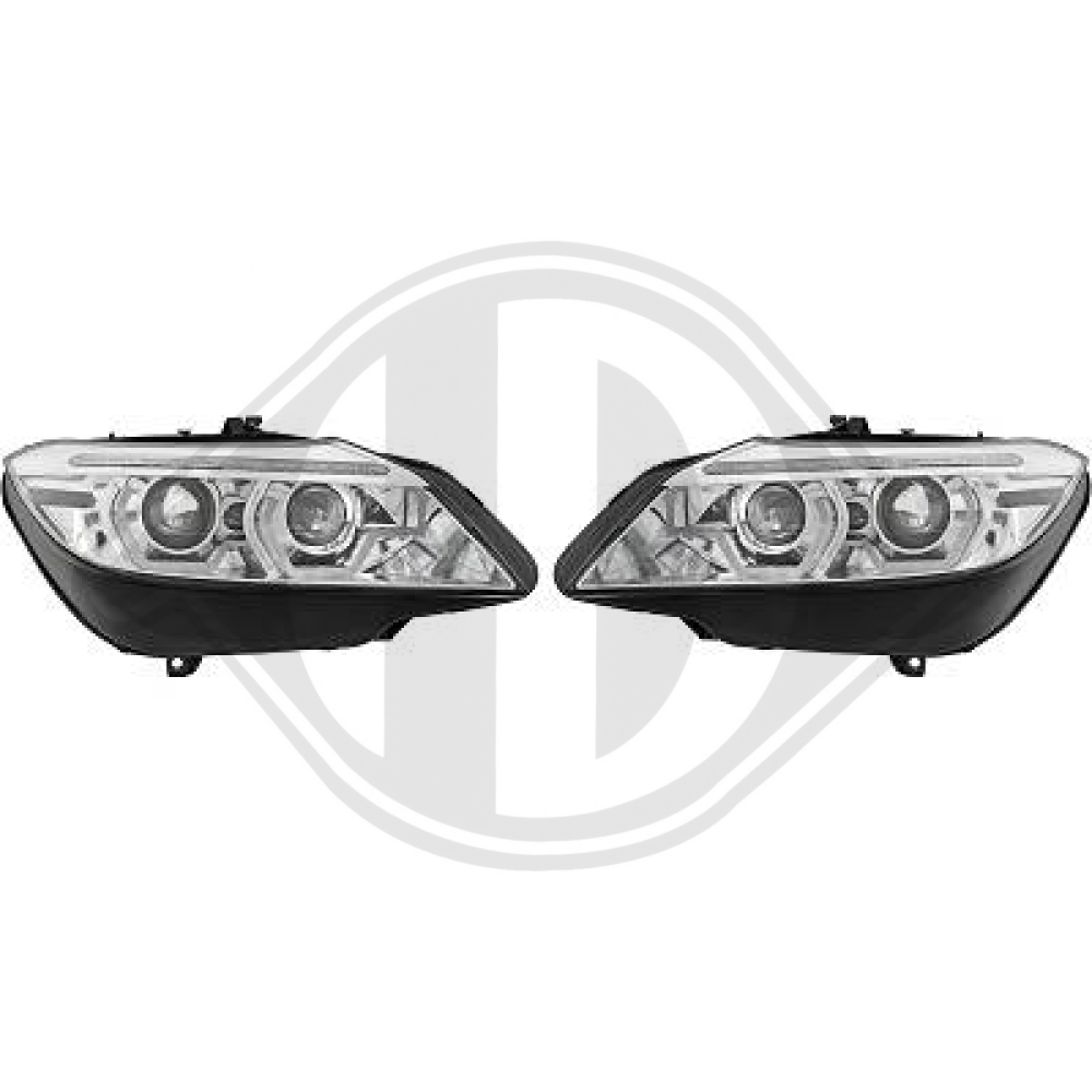 DESIGNSCHEINWERF.SET   Z4, 09-13       KLARGLAS/CHROM 1251480