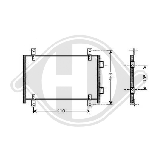 6455CG KONDENSATOR FIAT DUCATO 04/2002 DCC1157